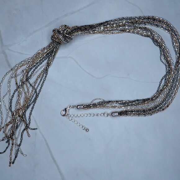 Multi Color Chain Necklace - Picture 3 of 3